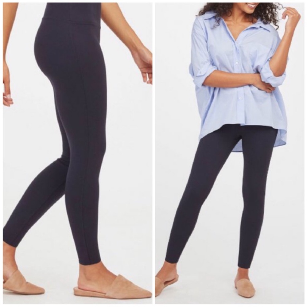 SPANX Navy Blue Ponte Leggings